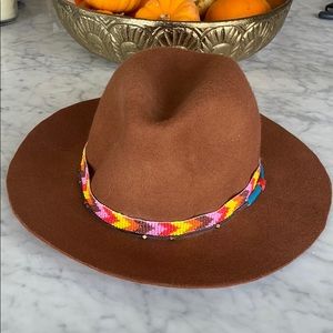 Lovely Bird Floppy Wool Hat